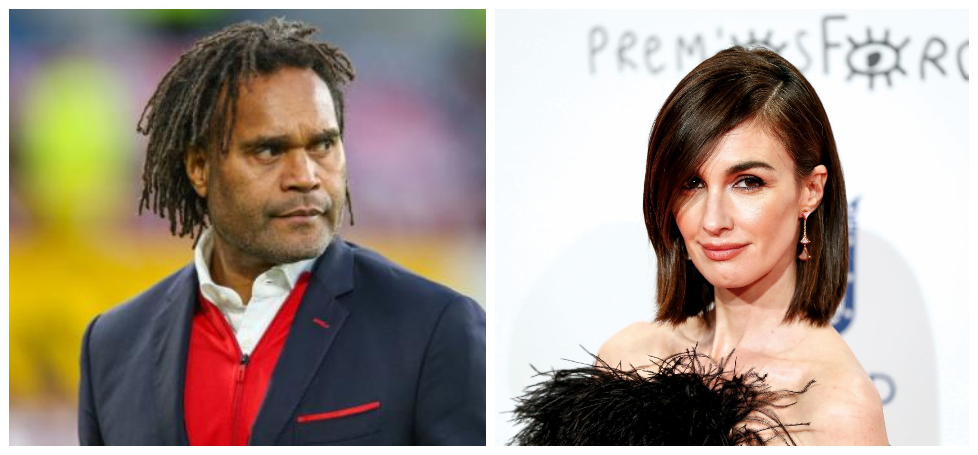 Christian Karembeu y Paz Vega Christian Karembeu y Paz Vega