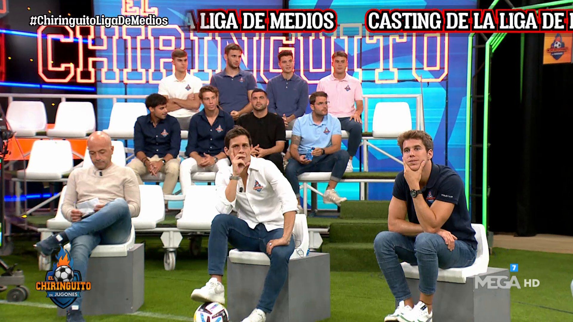 Algunos tertulianos de 'El chiringuito' durante el programa de ayer