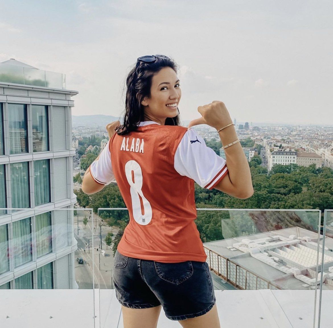 Shalimar es la mujer de David Alaba, uno de sus apoyos incondicionales