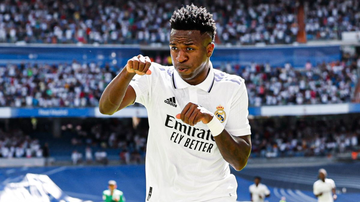 Vinicius Junior en un partido de esta temporada