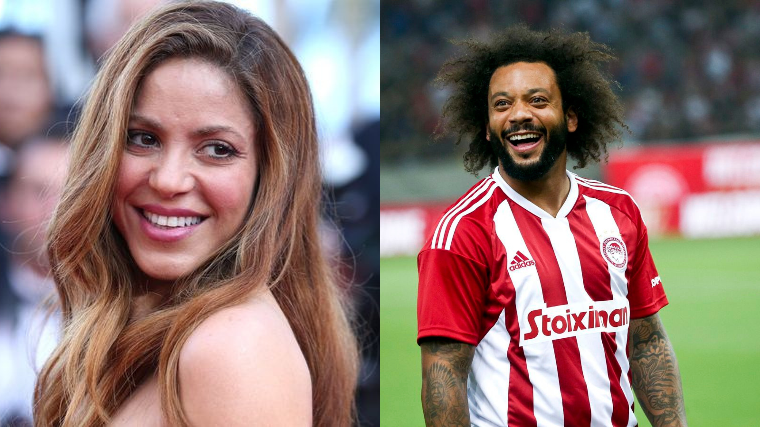 Marcelo era el único vínculo que tenía Shakira con el vestuario del Real Madrid 