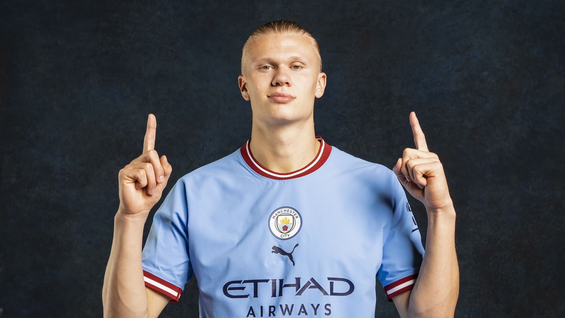 Haaland con el Manchester City