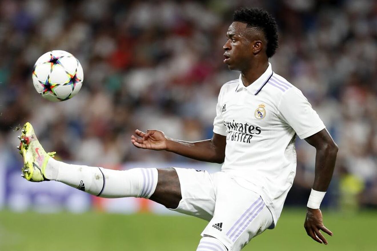 Vinicius Jr, en un partido con el Real Madrid