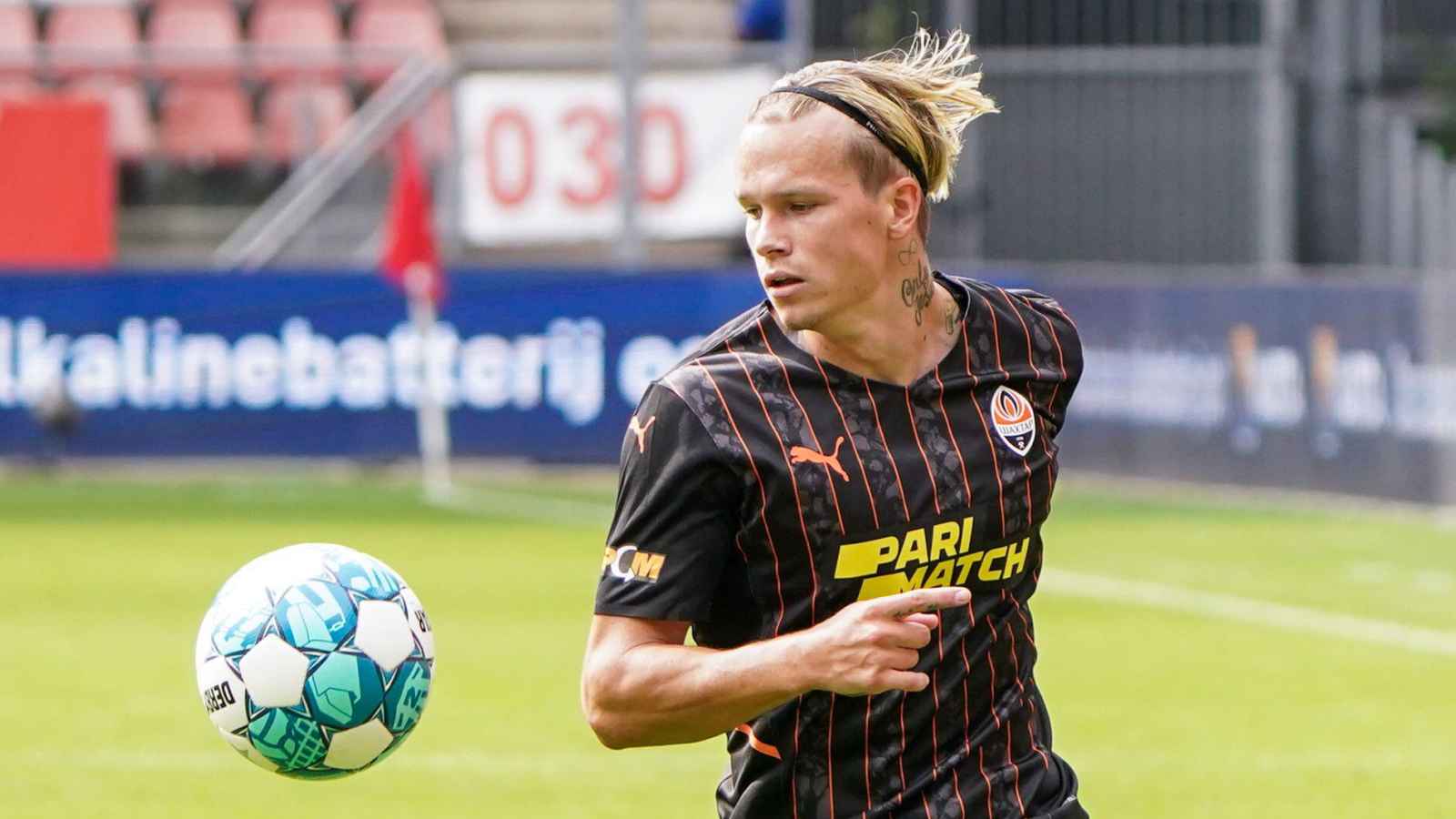 Mykhaylo Mudryk con el Shakhtar Donetsk