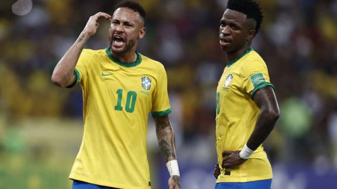Vinicius y Neymar son las grandes esperanzas de Brasil para el Mundial