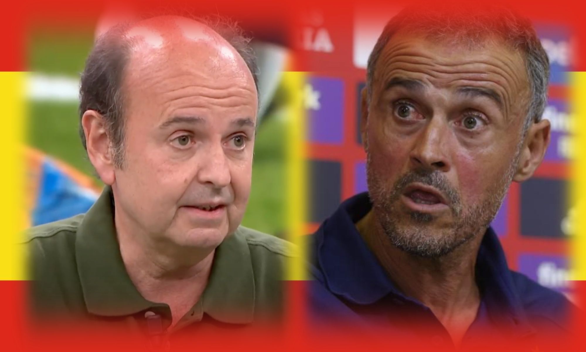 Juanma Rodríguez y Luis Enrique