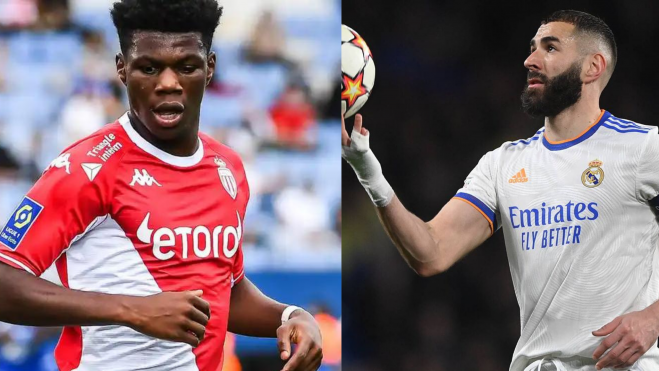 El próximo fichaje, Tchouameni, siguió el partido del Real Madrid como un compañero más de la plantilla