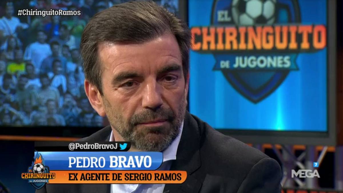 Pedro Bravo durante un programa de El Chiringuito