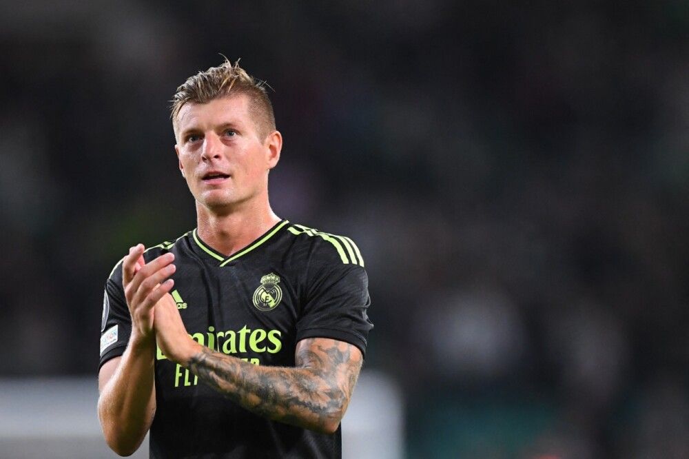 Toni Kroos en un partido de esta temporada