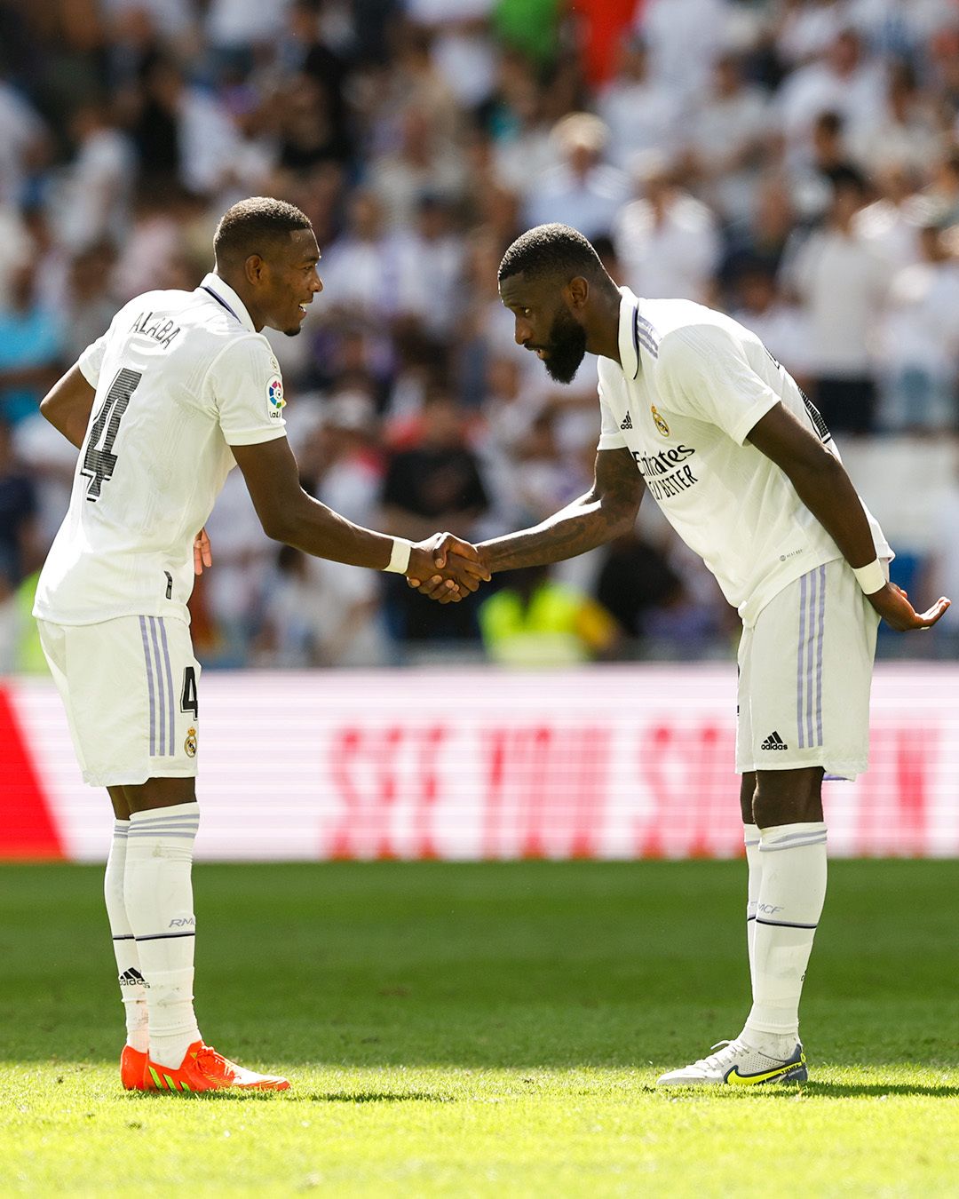 David Alaba y Antonio Rüdiger